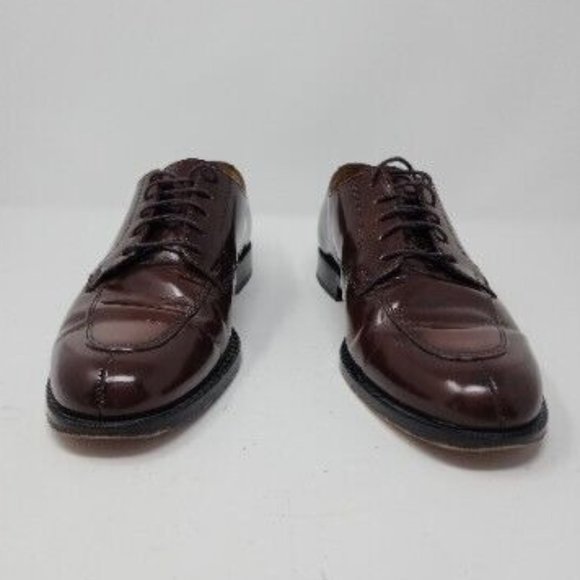 Cole Haan Shoes Men\'s 9 D Brown Derby Blucher Lace Up Split Toe Dress‎ Oxfords main image 6